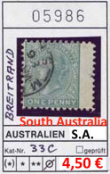 Süd-Australien 1868 - SA SOUTH AUSTRALIA 1868 - Michel 33c Breitrand - Oo Oblit. Used Gebruikt - Gebraucht