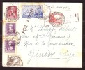 Censura REPUBLICA ESPANOL - Lettre Par Avion De Barcelona  Vers Genève (Suisse) - 1939. - Bolli Di Censura Repubblicana
