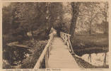 CPA - Warwick England - Wooden Bridge To Guy´s Cliffe Mill - Stamp & Postmark 1910 - 2 Scans - Warwick