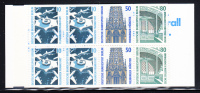 Berlin Complete Booklet Scott #9N552a Pane Of 8 - 4 10pf, 2 Ea 50pf And 80pf - Markenheftchen