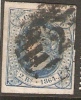 1864 Isabel II. Ed.nr.68 R.kant Beschadigd. - Gebruikt