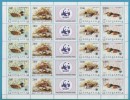 1989  JUGOSLAVIJA JUGOSLAVIA FAUNA BIRDS W.W.F. PROTECTED ANIMAL SPECIES  INTERESSANTE - Blocks & Sheetlets