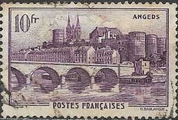 FRANCE 1941 Views - 10f Angers FU - Gebraucht