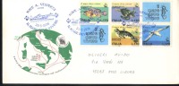 1978 Italia  Tortue Tartaruga Turtle  Foca Seal  Phoque  Nave Vespucci  Patrasso Sur Lettre - ACF - Aktion Gegen Den Hunger