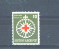 WEST GERMANY  -  1953  Red Cross  MM - Nuovi