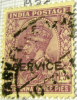 India 1911 King George V Overstamped Service 1a 3p - Used - 1911-35 Koning George V