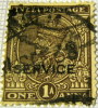 India 1911 King George V Overstamped Service 1a - Used - 1911-35 Koning George V