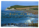 {34394} 62 Pas De Calais Wissant , Site Des Deux Caps , La Plage Et Le Cap Blanc Nez ; Animée , Planche à Voile Windsurf - Wissant