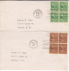 1937  Prexies  1¢ To 9¢  Matched Cover Fronts - 1851-1940