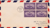 1938  Iowa Territory  Centennial   Sc 838 Block Of 4 - 1851-1940