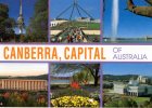 Canberra ACT - 6 Views, Parliament House, Captain Cook Fountain Etc Unused Bartel - Canberra (ACT)