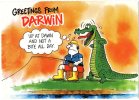 Greetings From Darwin - Humorous Used - Nucolorvue - Darwin