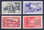 MAROC N°200/203 Neuf Sans Charniere      4 Timbres - Unused Stamps