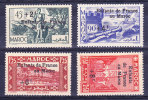 MAROC N°200/203 Neuf Sans Charniere      4 Timbres - Neufs