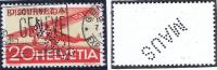 Schweiz Flugpost 1944 Perfin M008 Maus Zu#FP38 Mi#436 - Used Stamps