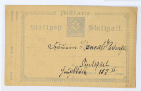 Stuttgart Privat-Stadt-post Karte,  (134) - Postes Privées & Locales