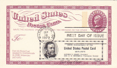 FDC Postal Card Liberty Head - 100th Anniv. Of The Postal Card - Artmaster - Ulysses S. Grant - 1961-1970