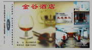 Wine Cup,Seashell,China 2000 Jingu Hotel Restaurat Loving Heart Advertising Pre-stamped Card - Vins & Alcools