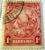 Barbados 1925 Seal Of The Colony 1d - Used - Barbades (...-1966)