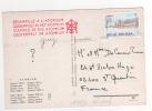 Timbre Yvert N° 2099  / Carte De L´Atomium, 2 Scans - Lettres & Documents