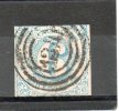 TOUR ET TAXIS ( Etats Du Sud) 6k Bleu 1865 N°47 - Used