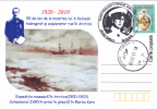 Admiral Alexandr Kolceak Russian Explorer And Hydrographer In Antarctica Stationery Card 2010 - Romania. - Polarforscher & Promis