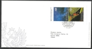 2000 GB FDC SPACE CENTER SHEET  - 005 - 1991-2000 Em. Décimales