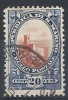 1929-35 SAN MARINO USATO VEDUTA 20 CENT - RR9249-3 - Gebruikt
