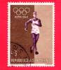 SAN MARINO - 1960 - USATO - Olimpiadi Di Roma - 3 L. • Podismo • Giallo E Violetto - Used Stamps