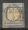 Allemagne - Empire Mi No 20 (sur Fragment) Oblitéré DUSSELDORF, Luxe - Used Stamps