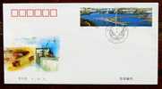 1997 CHINA DAMMING-3 GORGES PROJECT ON YANGTZA RIV FDC - 1990-1999