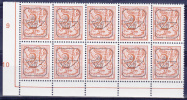 BELGIË - OBP -  1980/85 (62) - PRE 802 P6 (Strook Van 10/Bande 10) - MNH** - Typos 1967-85 (Lion Et Banderole)