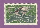 MONACO TIMBRE POSTE AERIENNE N° 79 OBLITERE EUROPA 1962 - Luchtpost