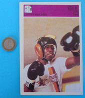 LARRY HOLMES (USA) ... Yugoslavia Vintage Card Svijet Sporta * Boxing Boxe Boxeo Boxen Pugilato Boksen Boksning - Trading-Karten