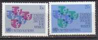 H0266 - UNO ONU NEW YORK N°310/11 ** POUR LA FEMME - Unused Stamps