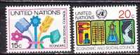 H0269 - UNO ONU NEW YORK N°332/33 ** ECONOMIE - Unused Stamps