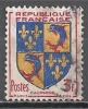 1 W Valeur Oblitérée,used - FRANCE - YT Nr 954 * 1953 - N° 2-61 - 1941-66 Wappen