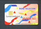 ROMANIA  -  Chip Phonecard As Scan - Roemenië