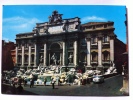 ROMA--FONTANA DI TREVI--AUTO--ANIMATA--FG- N - Fontana Di Trevi