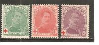 Bélgica - Belgium - Yvert  129-31 (MH/(*)). - 1914-1915 Rotes Kreuz