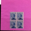 LIPSO 1912 25 C  MNH QUARTINA - Aegean (Lipso)