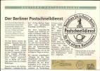 Ausführliches über Den Berliner Postschnelldienst - Philately And Postal History