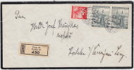 Bohemia & Moravia - Böhmen & Mähren. 1941 Registered Cover (D03123) - Lettres & Documents
