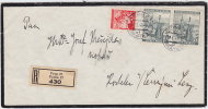 Bohemia & Moravia - Böhmen & Mähren. 1941 Registered Cover (D03123) - Covers & Documents