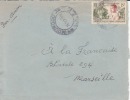 Moundou Tchad Afrique Colonie Française  Lettre Par Avion Pour Marseille Marcophilie - Lettres & Documents