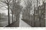 CPSM NEGAUNEE (Etats Unis-Michigan) - Main Street : The Late Capt. Sam'l Mitchell's Résidence On Right - Autres & Non Classés