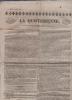 LA QUOTIDIENNE 08 06 1826 - ESPAGNE - ARCHIPEL DE CHILOE - MARINE TOULON BREST DUNKERQUE ... - RECEVEURS GENERAUX - 1800 - 1849