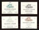 Lot De 5 étiquettes Vin D'Anjou - Chateau De Tigné -  Vignes De Gérard Depardieu  (49) - Collections, Lots & Séries