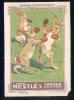 Image Chocolat Nestlé Animaux Humoristiques Série I # 19 Lièvre Lapin Rabbit Boxe Boxeur - Nestlé
