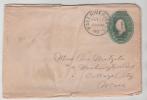 USA Cover Postal Stationery Fall River Mass. 17-6-1890 - ...-1900